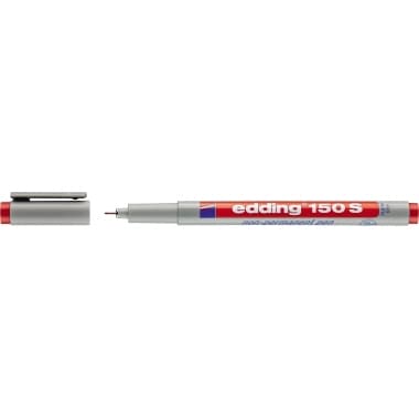 edding Folienschreiber 150 S non-permanent rot