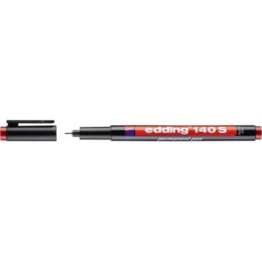 edding Folienschreiber 140 S 0,3mm permanent rot