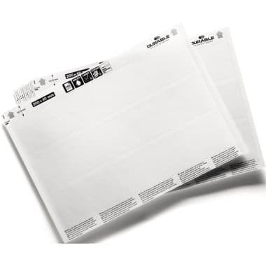 Durable Einsteckschild LABEL REFILL 20Bl. 200x40mm 60St.