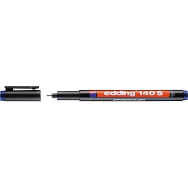 edding Folienschreiber 140 S 0,3mm permanent blau