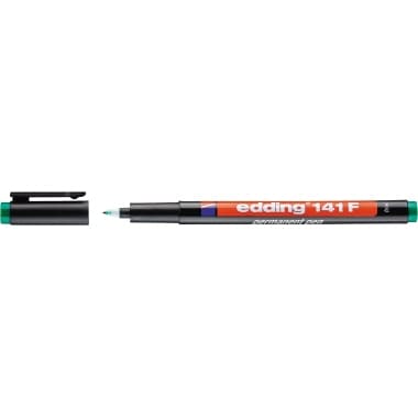 edding Folienschreiber 141 F 0,6mm permanent grün