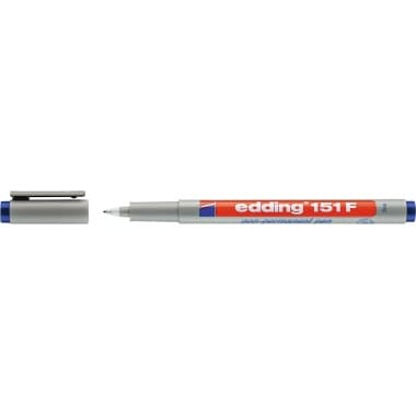 edding Folienschreiber 151 F non-permanent blau