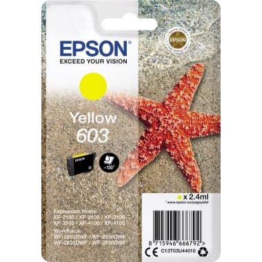 Epson Tintenpatrone 603 2,4ml gelb