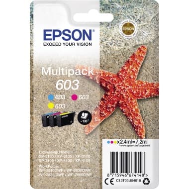 Epson Tintenpatrone 603 c/m/y 3St
