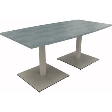 Bespr.ti. Tonneau Tellerfuß Q 180x80/90x72cm si