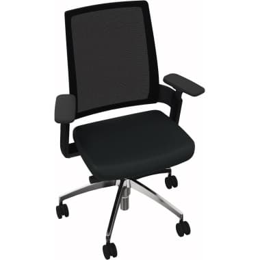 Drehstuhl Alu Armlehnen Sitz Xtreme sw Rücken Netz sw