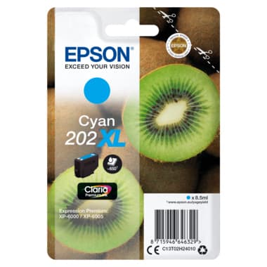Epson Tintenpatrone 202XL 8,5ml cyan
