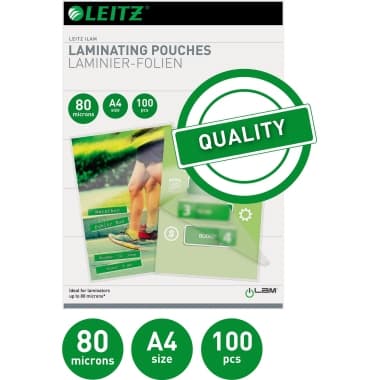 Leitz Laminierfolie DIN A4 80mic 100 St./Pack.