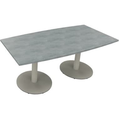 Bespr.ti. Tonneau Tellerfuß B1800xT800/900xH720 si/Beton