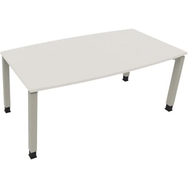 Bespr.ti. Tonneau Quadrat B1800xT800/900xH680 si/Weiß