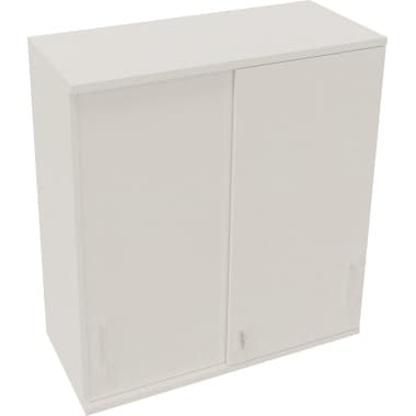 Aufsatz Schiebetüren-Schrank 3OH B1000xT442xH1088mm Weiß