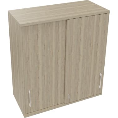 Aufsatz Schiebetüren-Schrank 3OH B1000xT442xH1088mm Eiche