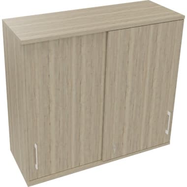 Aufsatz Schiebetüren-Schrank 3OH B1200xT442xH1088mm Eiche