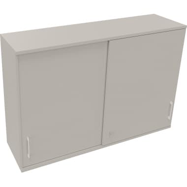 Aufsatz Schiebetüren-Schrank 3OH B1600xT442xH1088mm lgr