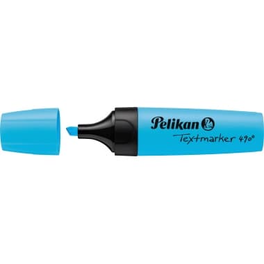 Pelikan Textmarker 490 1,2-5mm Keilspitze blau