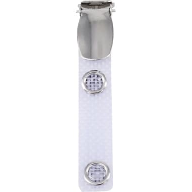 Ersatzclip Namensschild Metall/Gewebe 25 St./Pack