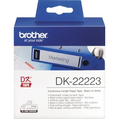 Brother Endlosetikettenrolle 50mmx30,48m weiß