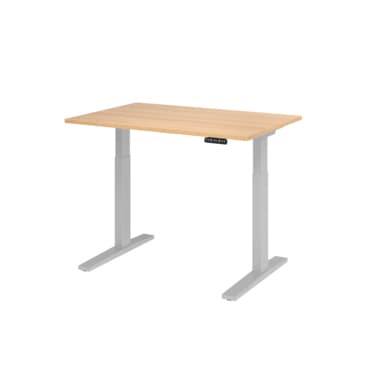 Hammerbacher Schreibt. el.120x80cm si/eiche