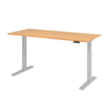 Hammerbacher Schreibt. el.180x80cm si/buche