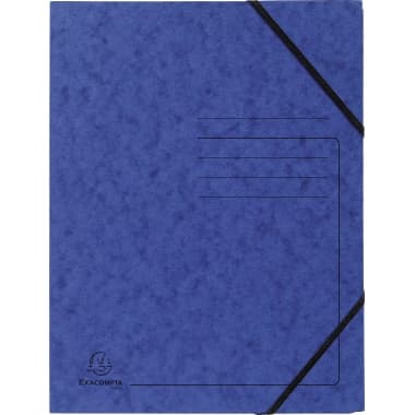Exacompta Eckspanner DIN A4 Karton blau