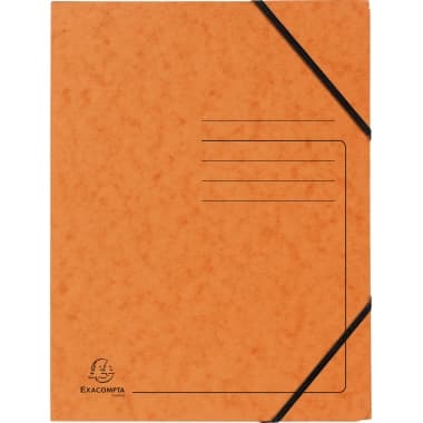 Exacompta Eckspanner DIN A4 Karton orange