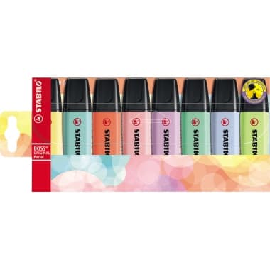 Stabilo Textmarker BOSS pastell sort 8 St.