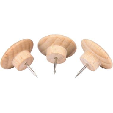 Legamaster Pinnwandnadel WOODEN 20mm Holz 25 St.