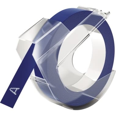 Dymo Prägeband 9mmx3m sk Kunststoff glänzend blau