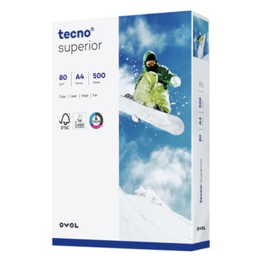 inapa tecno Kopierpapier Superior A4 80g 2.500Bl.