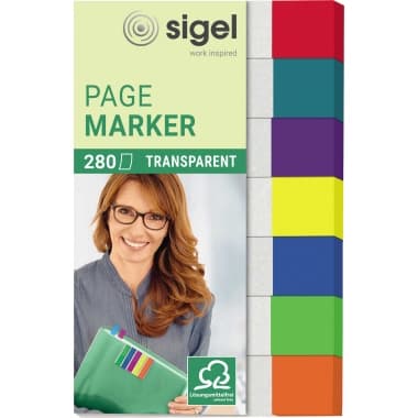 Sigel Haftmarker 50x84mm sort 7x40 Bl.