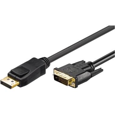 Goobay DisplayPort-Adapter DP/DVI 2m schwarz