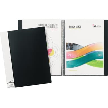 Durable Sichtbuch DURALOOK DIN A4 9mm 10Hüllen PP sw
