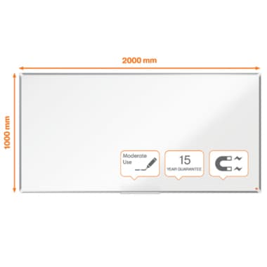 Nobo Whiteboard Premium Plus NanoCleanT 100x200cm