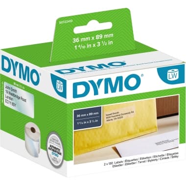 Dymo Adressetikett 36x89mm tr 260 St./Rl.