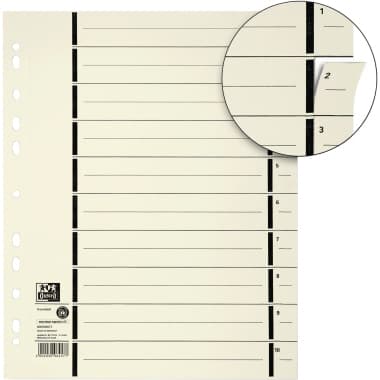 Oxford Trennblatt DIN A4 mP 230g Karton ch 100 St.