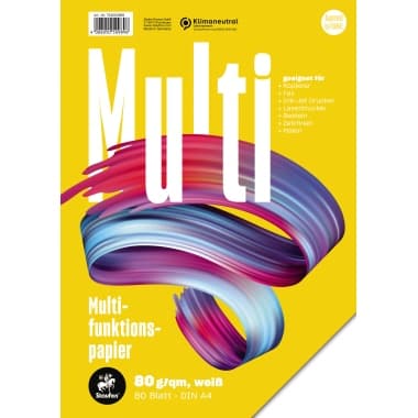Staufen Multifunktions- Papier 7X A4 80g ws 80Bl.