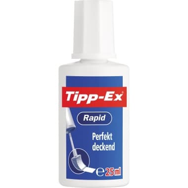 Tipp-Ex Korrekturflüssigkeit Rapid 25ml schnelltrocknd ws