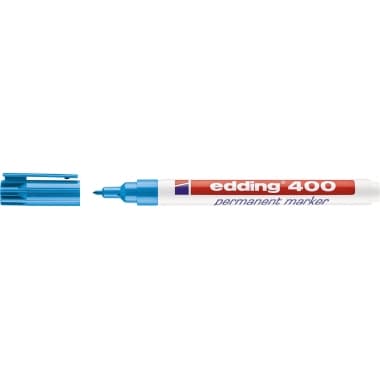 edding Permanentmarker 400 1mm nachf. Rundspitze hl.bl