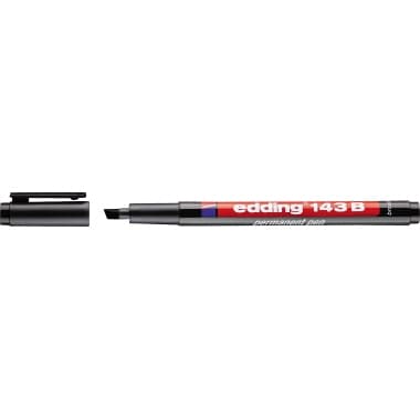 edding Folienschreiber 143 B 1-3mm permanent sw
