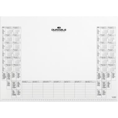 Durable Kalenderblock für Schreibunterlage 7291 25Bl ws