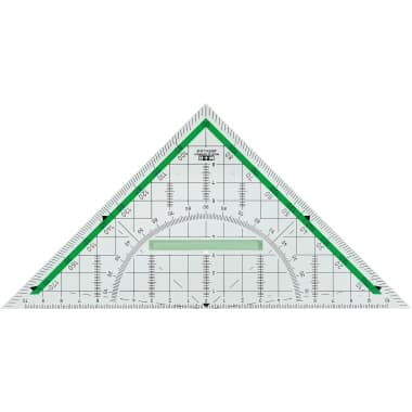 M+R Zeichendreieck Green Line 22cm