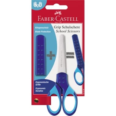 Faber-Castell Schulschere Grip bl