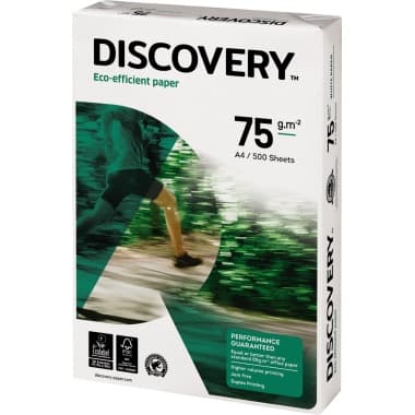 Discovery Kopierpapier A4 75g 4xgelocht hf h.ws 500Bl