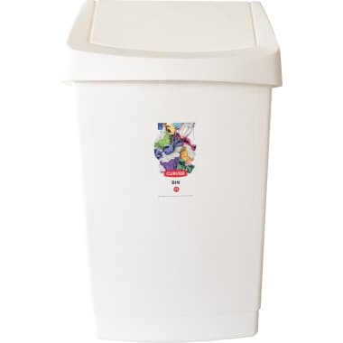 Curver Abfalleimer Click-It 50l weiß