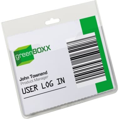 Durable Namenschild 90x60mm tr 20 St.