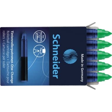 Schneider Tintenrollermine One Change 0,6mm gn 5 St.