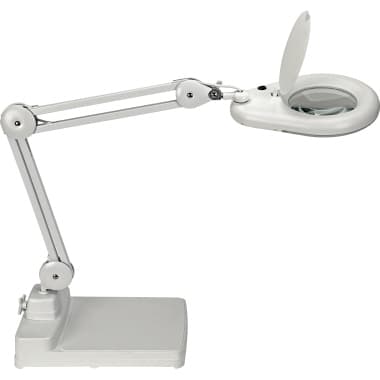 Maul LED-Lupenleuchte MAULviso +Standfuß ws
