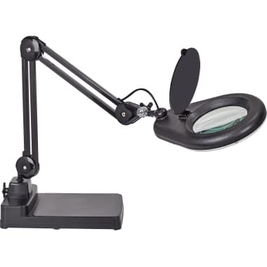 Maul LED-Lupenleuchte MAULviso +Standfuß sw