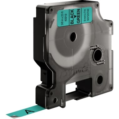 Dymo Schriftband-Kassette D1 9mmx7m sw auf gn