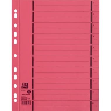 Oxford Trennblatt DIN A4 250g Karton rt 100 St.